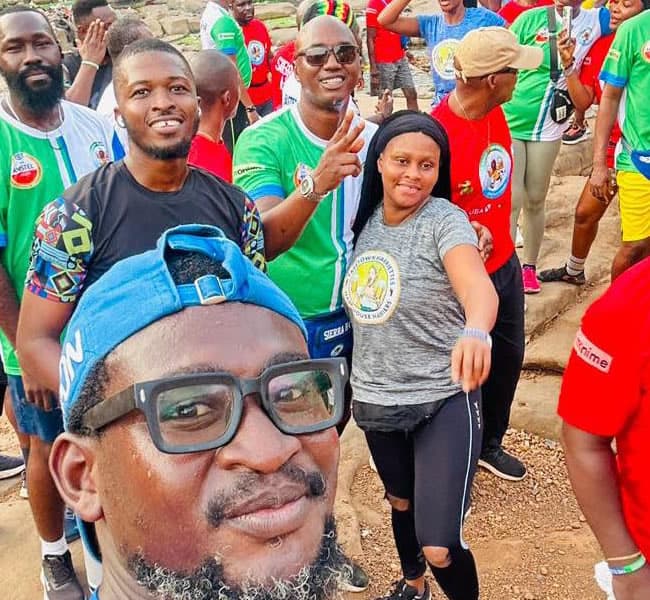 Sierra H4 pack on trail in Freetown